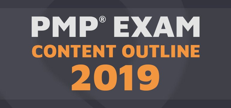PMP Exam content outline 2019